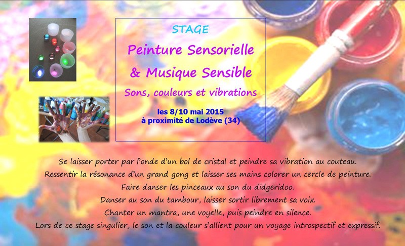 Stage Peinture Sensorielle et Musique Sensible