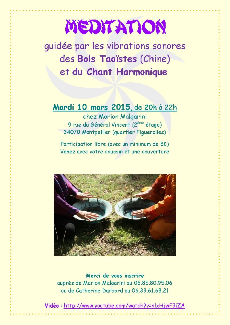 atelier Méditation avec les Bols Taoïstes