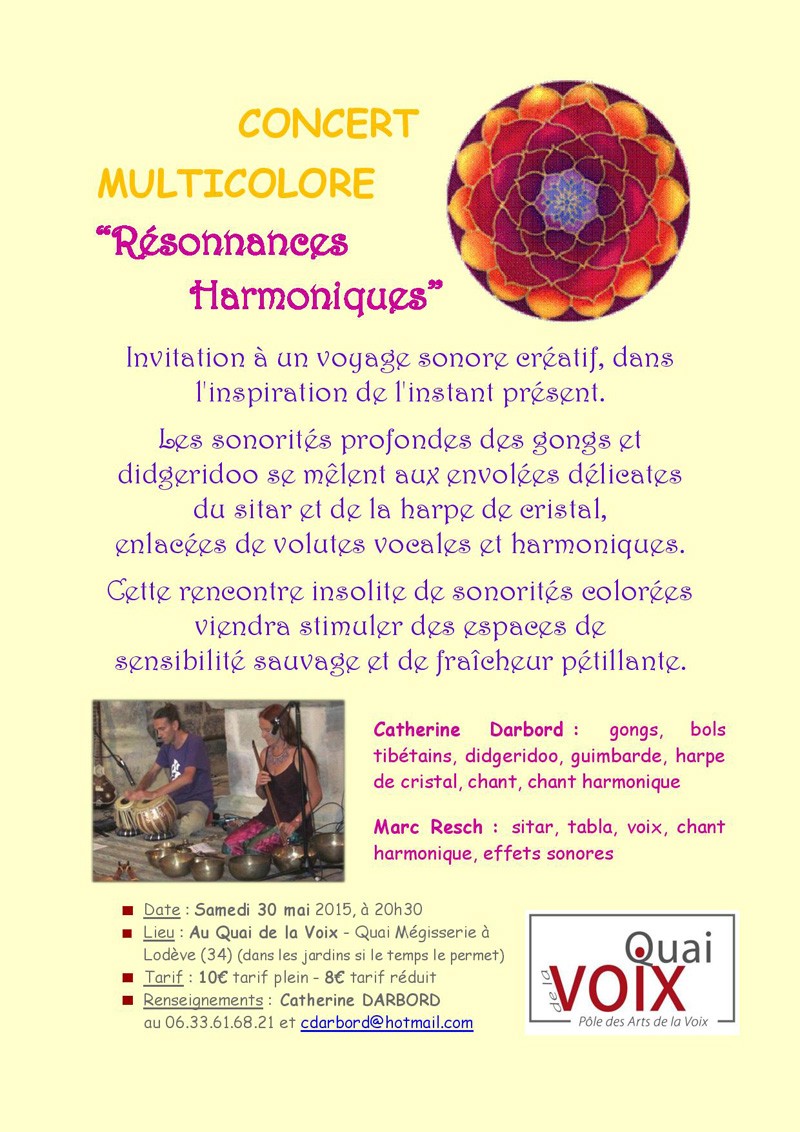CONCERT MULTICOLORE 'Résonances Harmoniques'